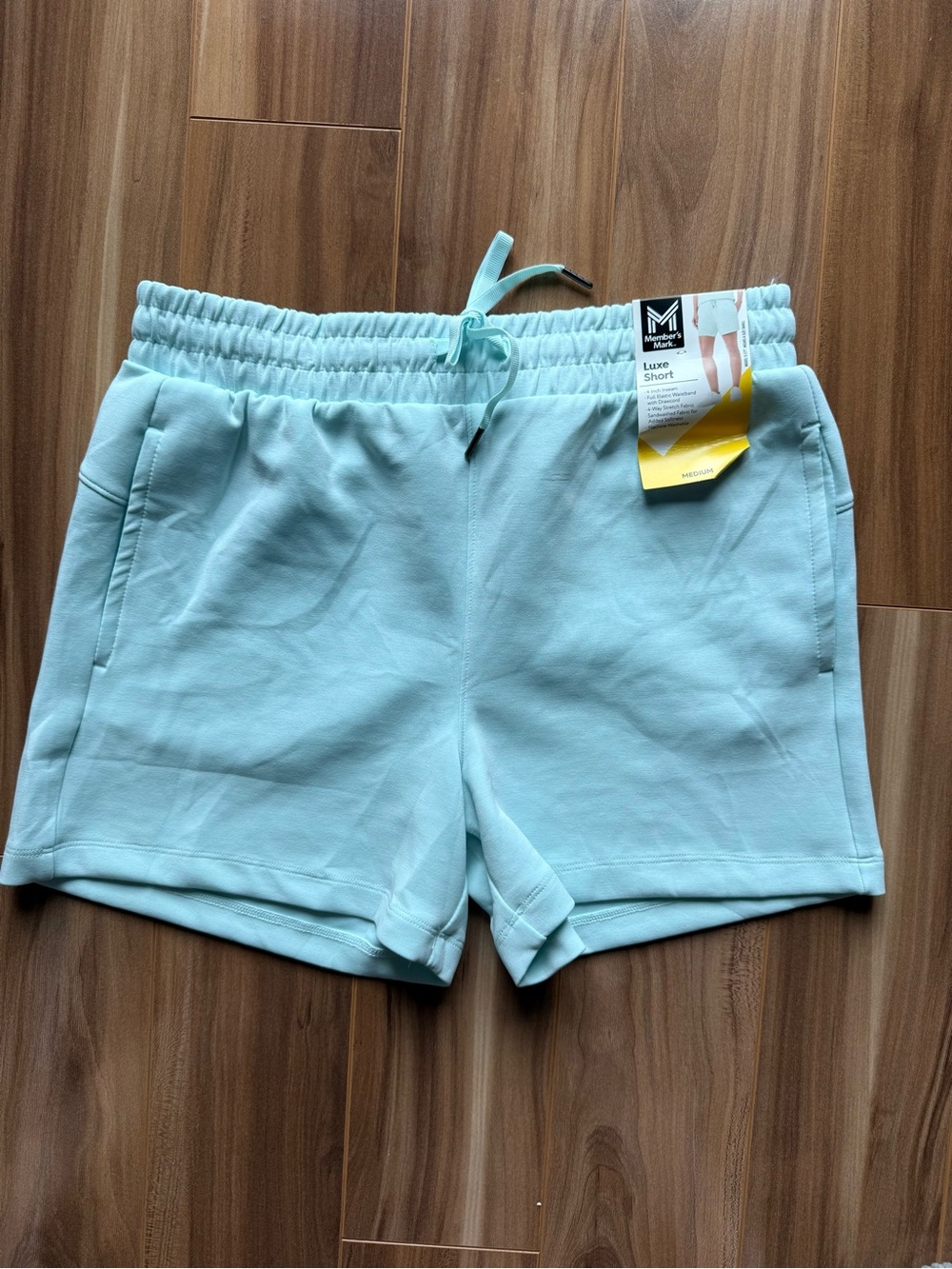 NWT Member's Mark Sandwashed Athletic Shorts - Size M
